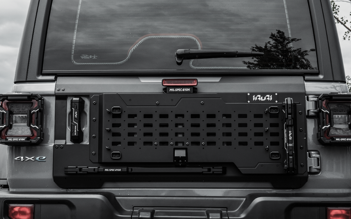 IRURI Rear Tailgate Molle Panel for Jeep Wrangler