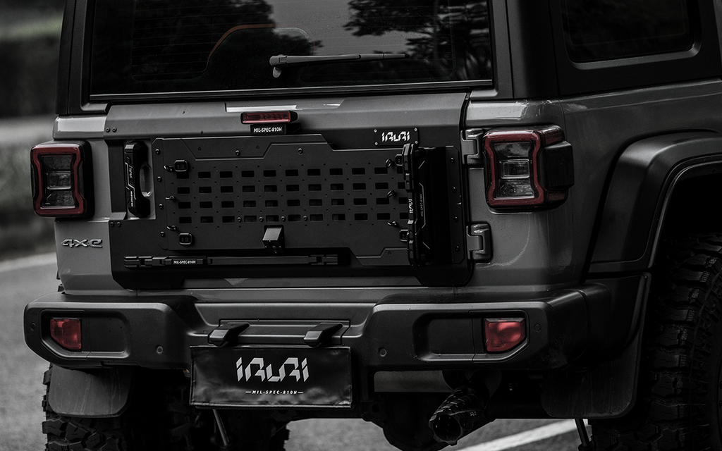 IRURI Rear Tailgate Molle Panel for Jeep Wrangler