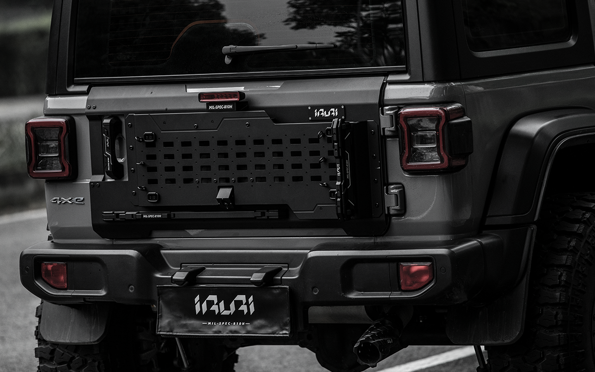 IRURI Rear Tailgate Molle Panel for Jeep Wrangler
