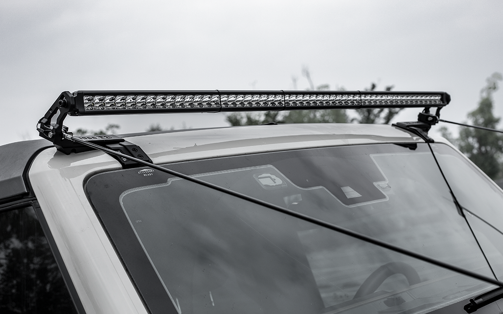 IRURI-RETURN Bronco Roof Light Bar Mount Brackets（a pair）