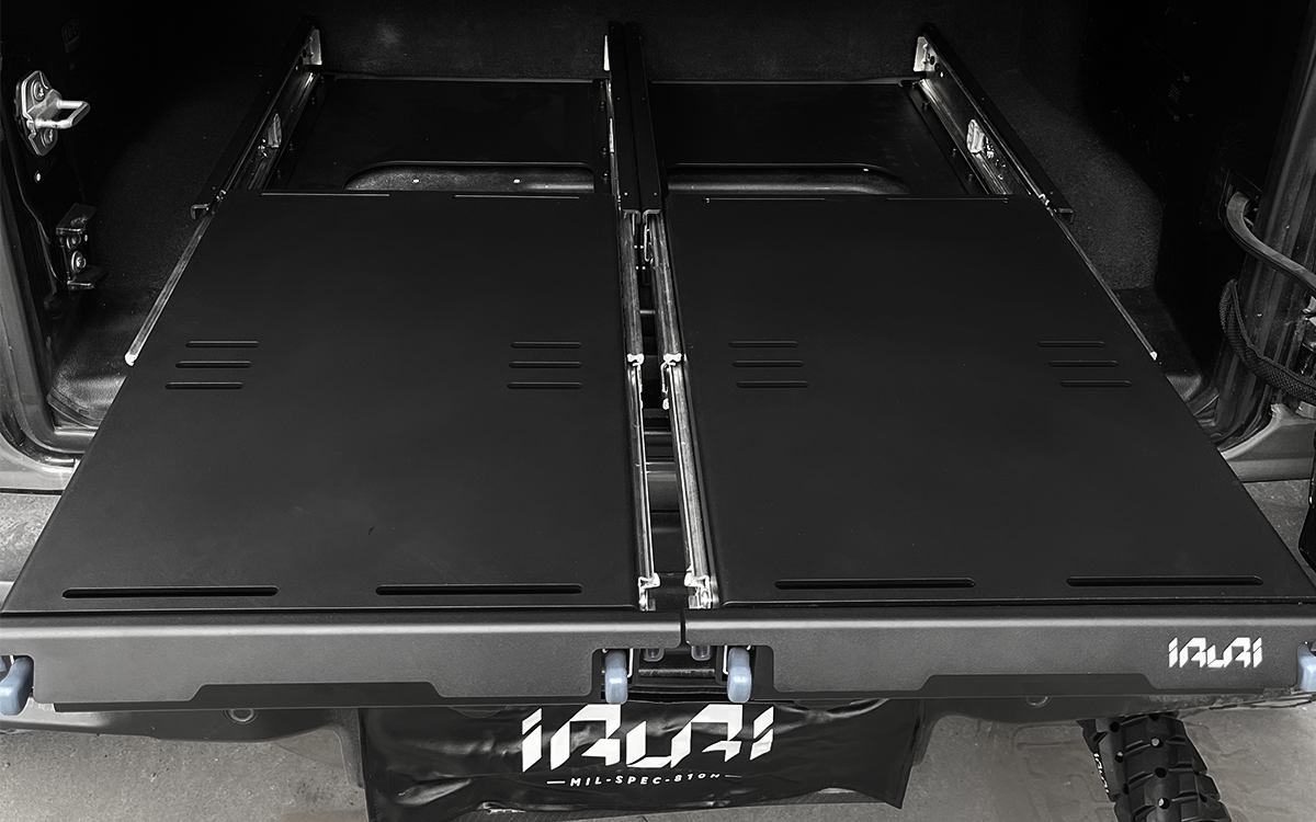 IRURI Dual-Drawer Cargo Management System for Jeep Wrangler
