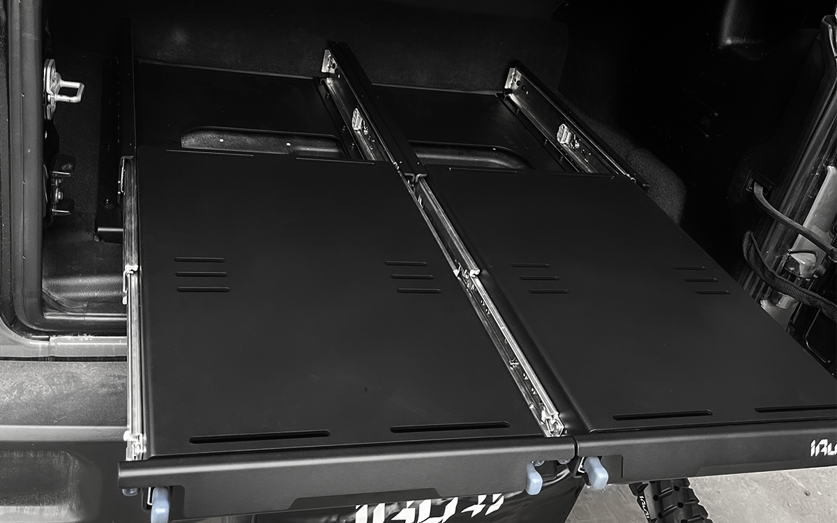 IRURI Dual-Drawer Cargo Management System for Jeep Wrangler