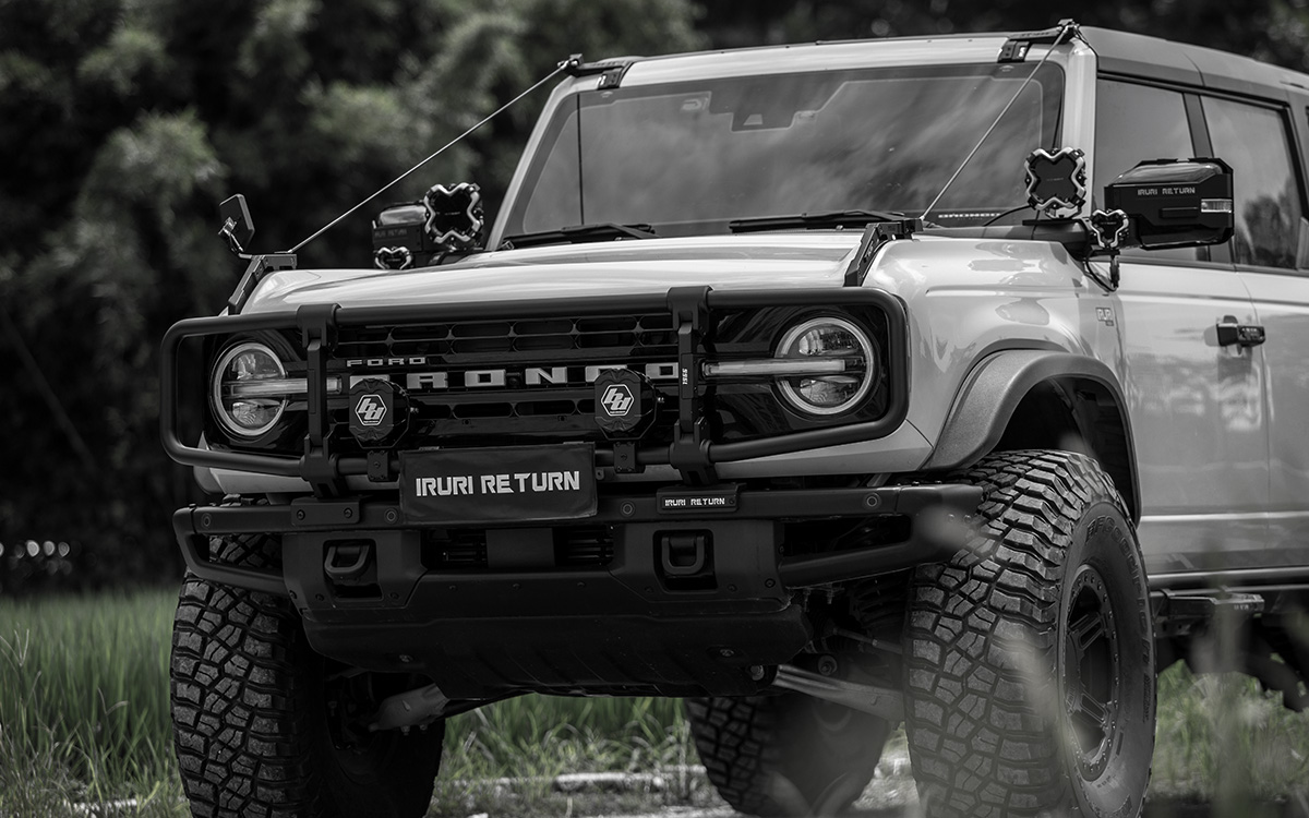 IRURI-RETURN Bronco Aluminum Bull Bar