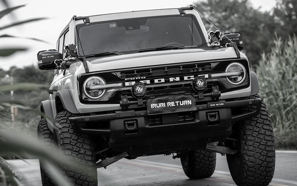 IRURI-RETURN Bronco Aluminum Bull Bar