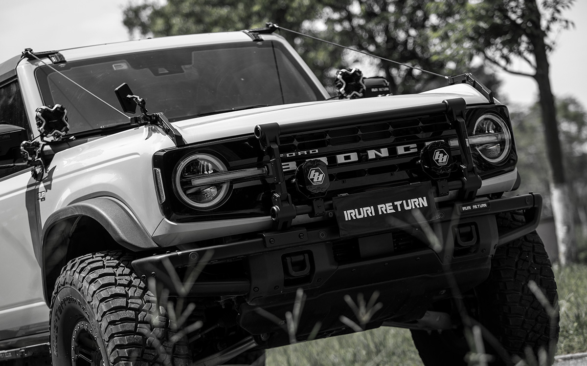 IRURI-RETURN Bronco Aluminum Bull Bar