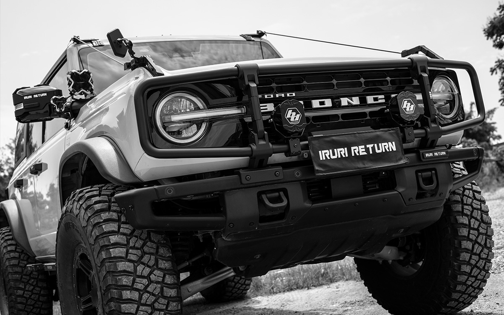 IRURI-RETURN Bronco Aluminum Bull Bar