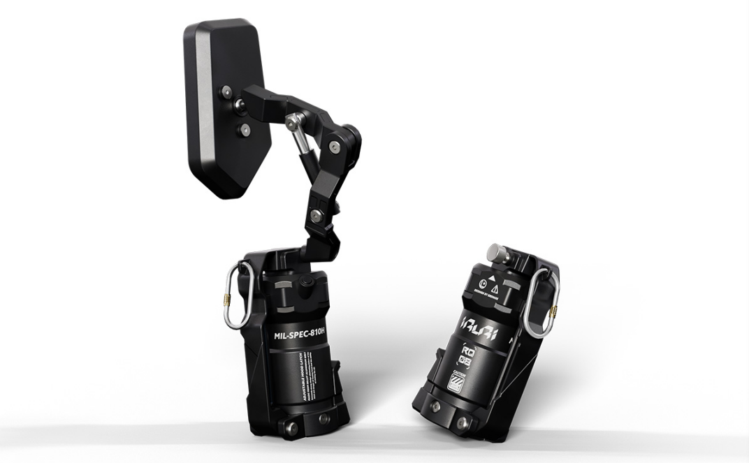 IRURI "Grenade" Hood Latch & Sand Mirror Kit for Jeep Wrangler（a pair）