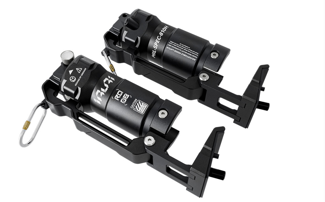 IRURI "Grenade" Hood Latch & Sand Mirror Kit for Jeep Wrangler（a pair）