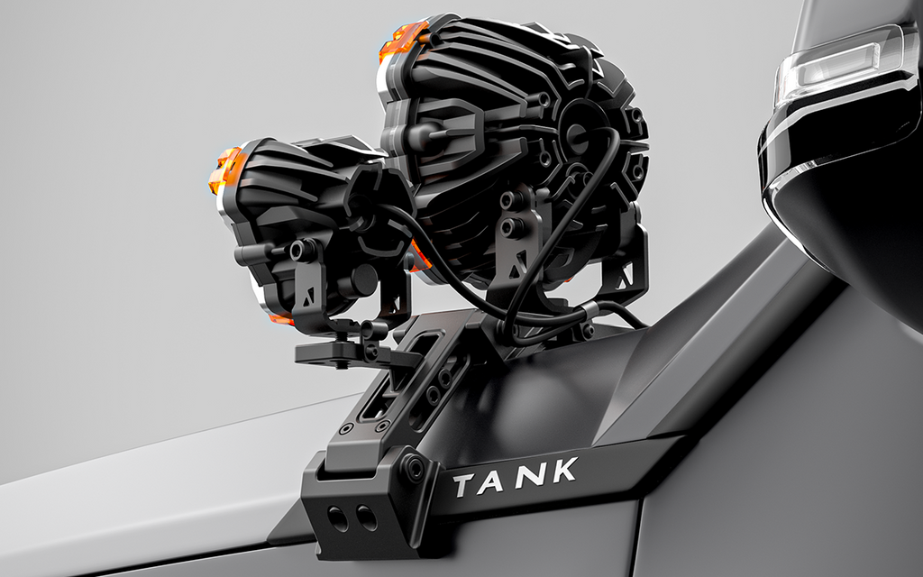 IRURI Tank 700 A-Pillar Light Mounts