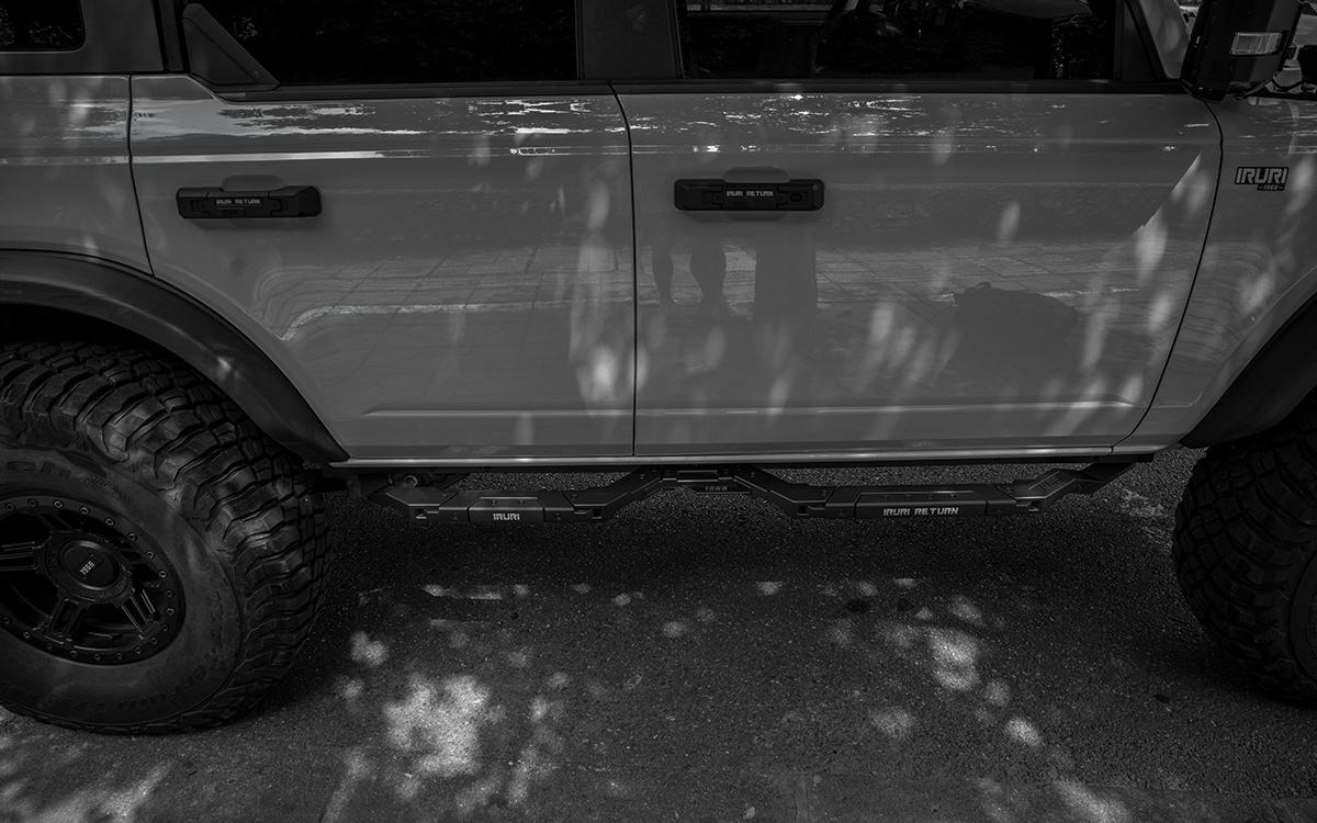 IRURI-RETURN Long Side Step Boards for Ford Bronco（a pair）