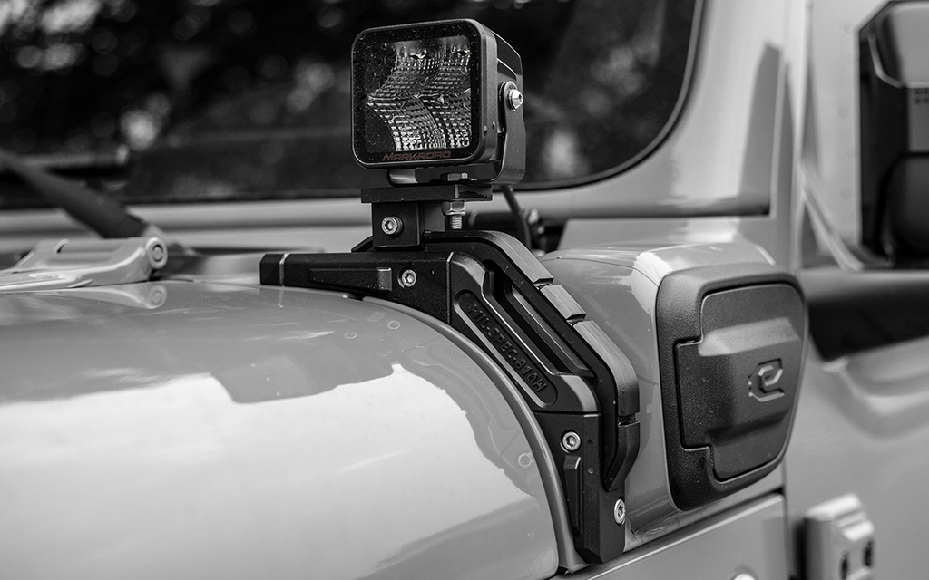 IRURI A-Pillar Light Mounting Bracket for Jeep Wrangler