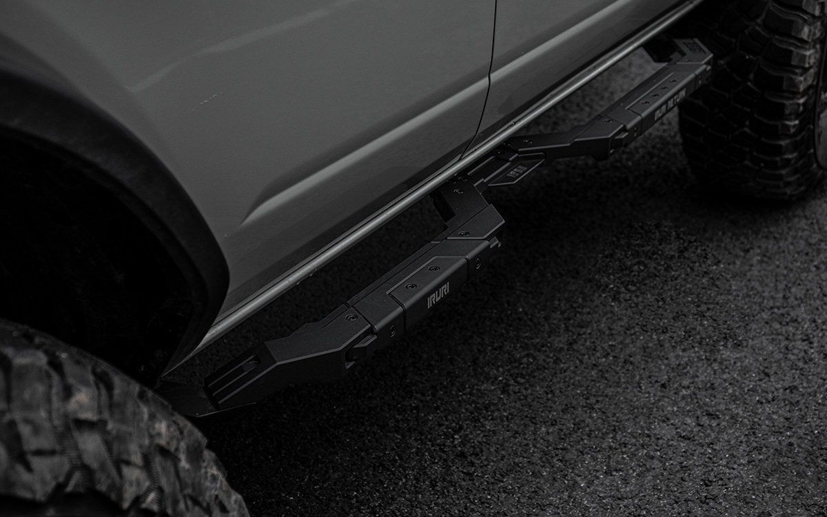 IRURI-RETURN Long Side Step Boards for Ford Bronco（a pair）