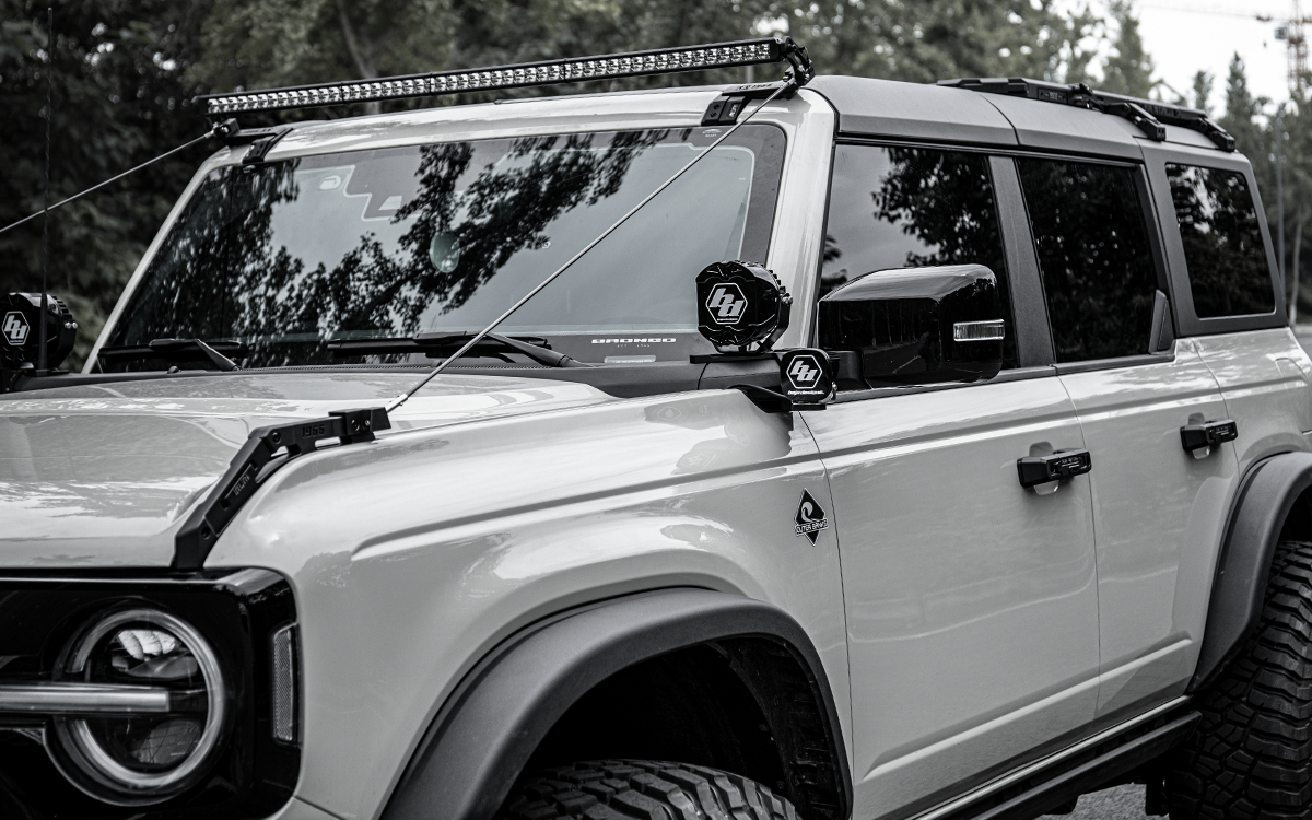 IRURI-RETURN Bronco A-Pillar Light Bar Mount （a pair）