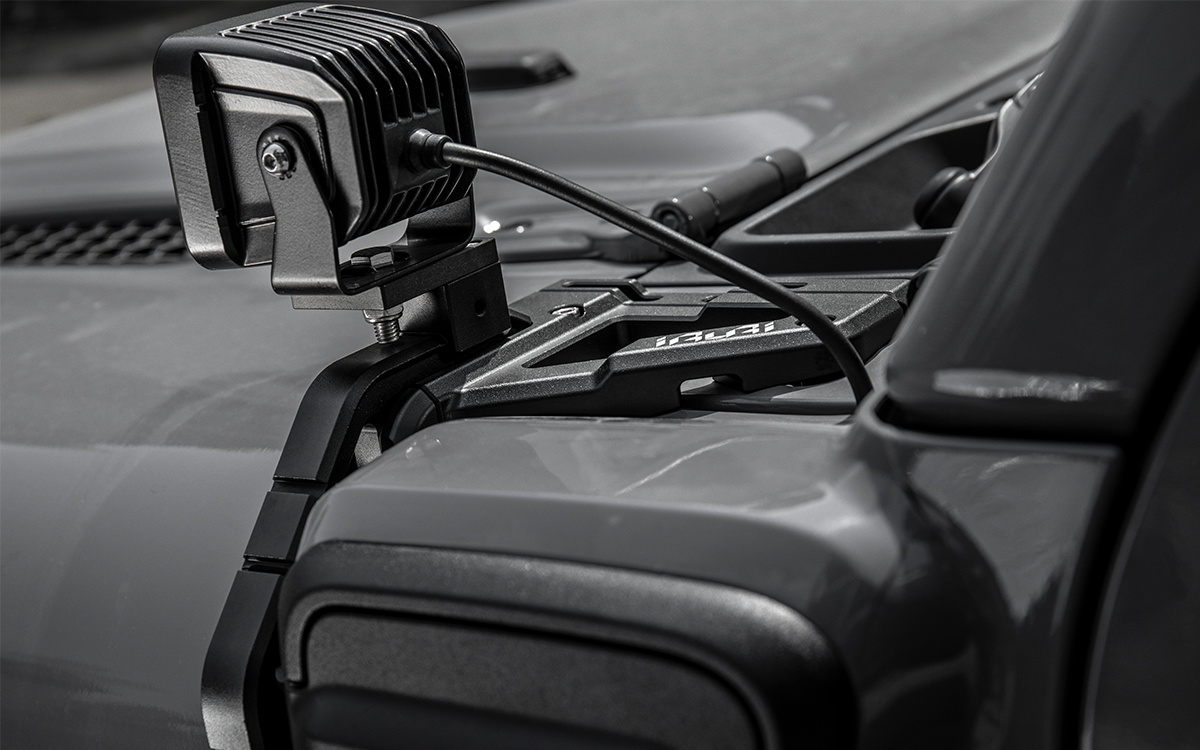 IRURI A-Pillar Light Mounting Bracket for Jeep Wrangler