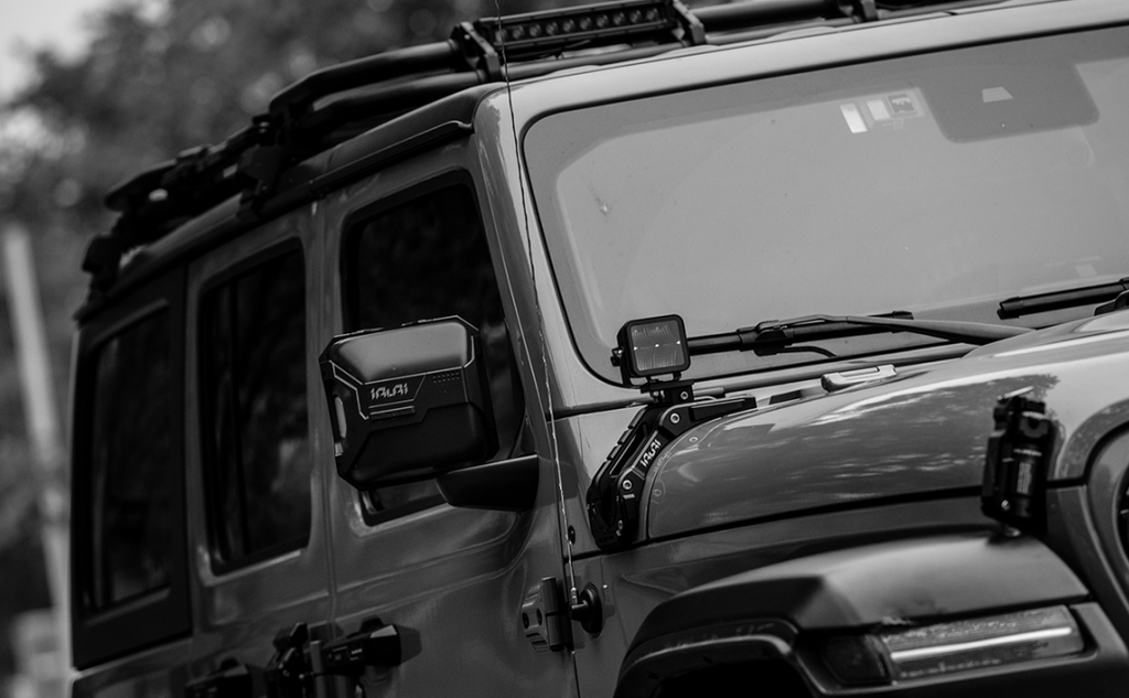 IRURI Side Mirror Covers for Jeep Wrangler（a pair）