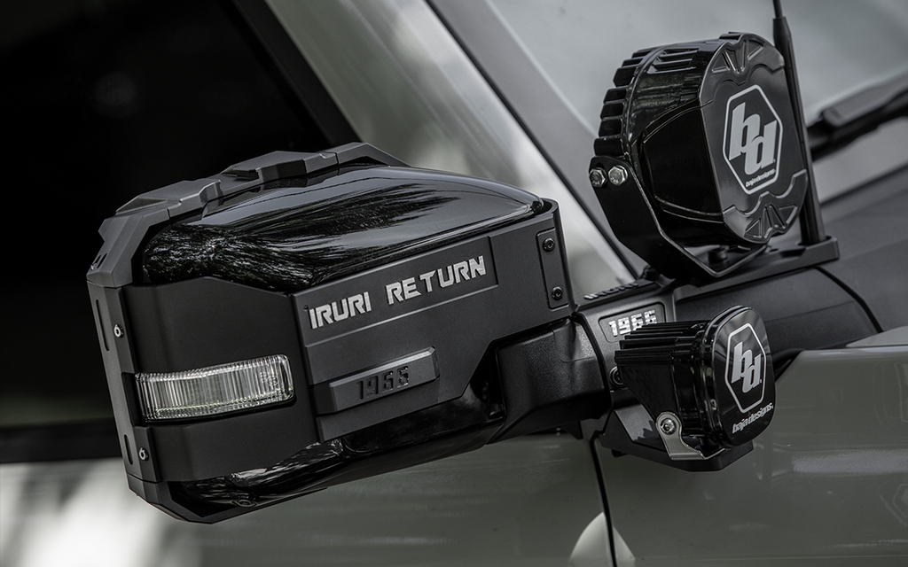 IRURI-HILLS Bronco Mirror Covers with Rain Guards
