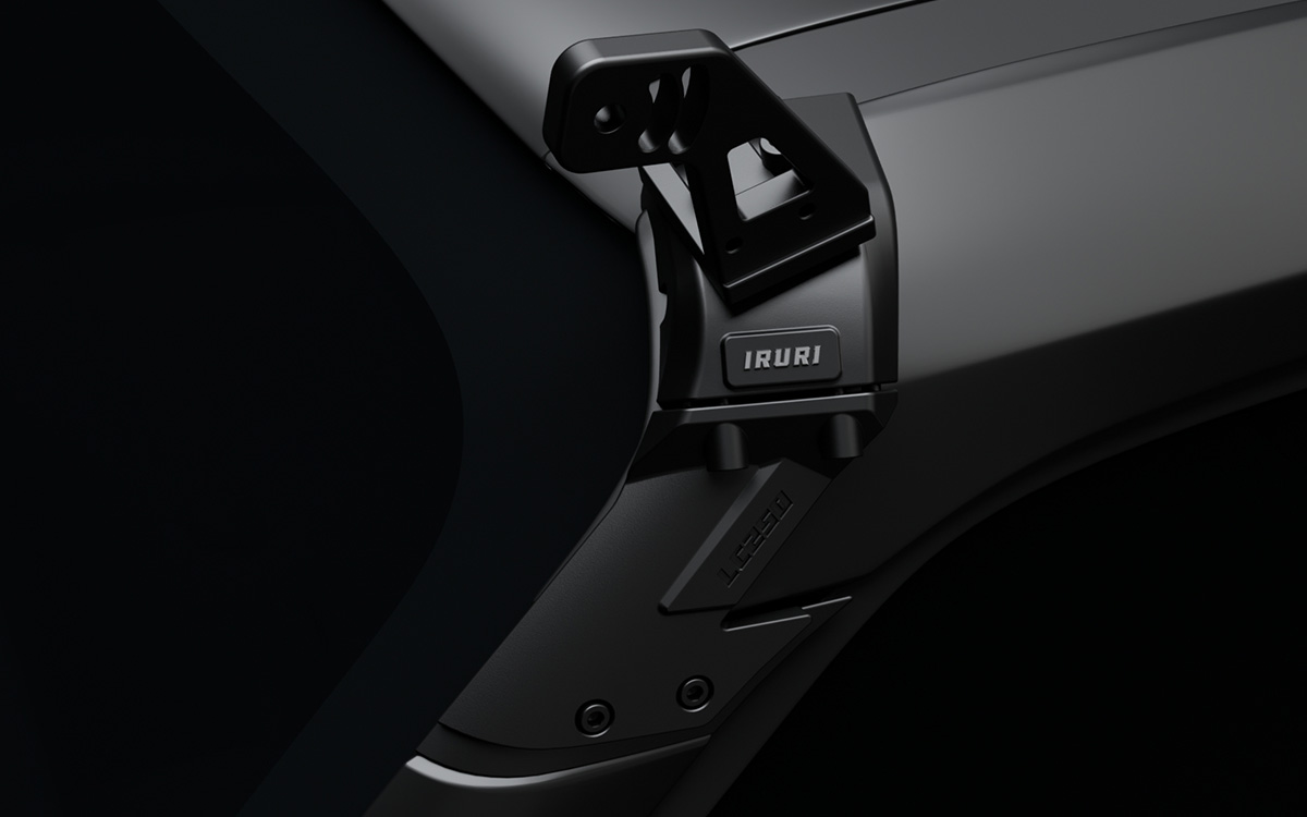 IRURI-HILLS Roof Light Bar Brackets for Lexus GX550（a pair）