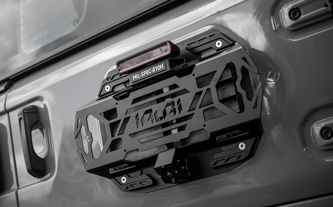 IRURI Tactical Rear License Plate Bracket - Jeep Wrangler
