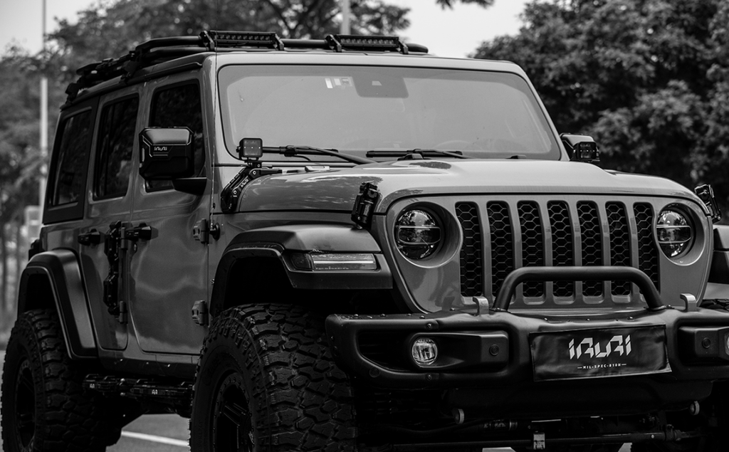 IRURI Side Mirror Covers for Jeep Wrangler（a pair）