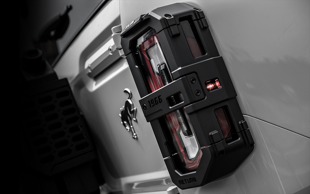 IRURI-RETURN Bronco Tail Light Guards(a pair）