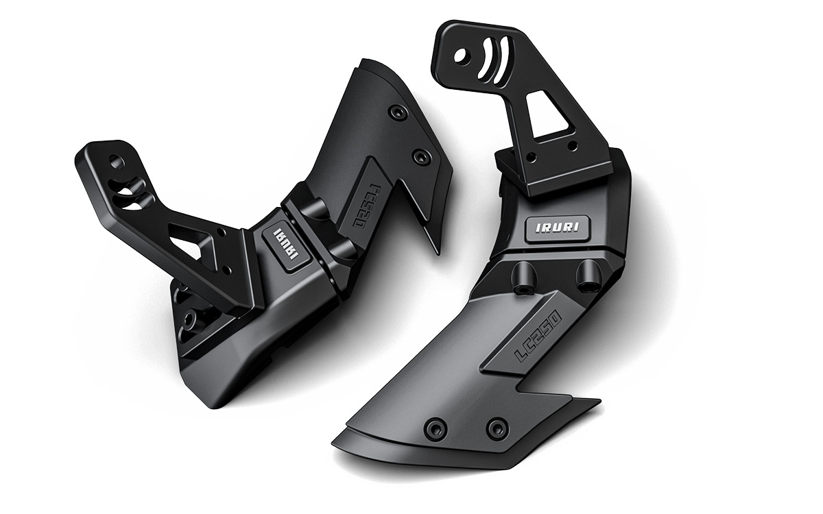 IRURI Roof Light Bar Mounts for Toyota Land Cruiser Prado LC250（a pair）