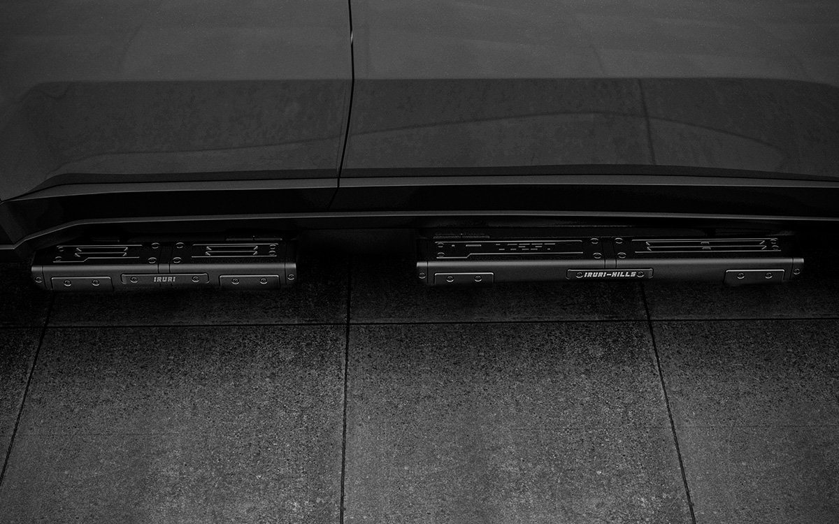 IRURI Modular Side Step Boards for Toyota Land Cruiser Prado LC250（a pair）