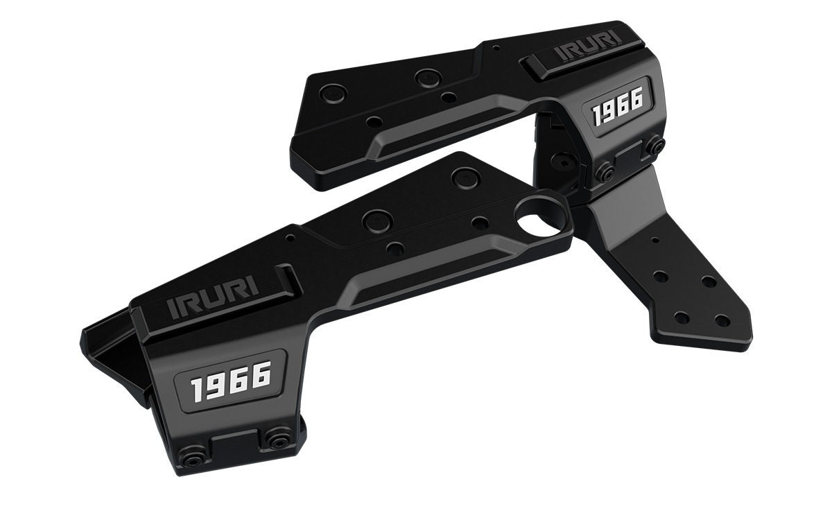 IRURI-RETURN Bronco A-Pillar Light Bar Mount – Triple LED Pod（a pair）
