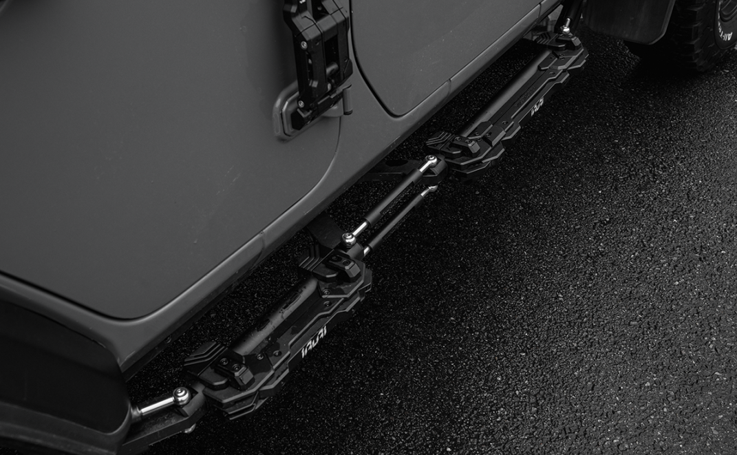 IRURI Adjustable Side Ladder for Jeep Wrangler