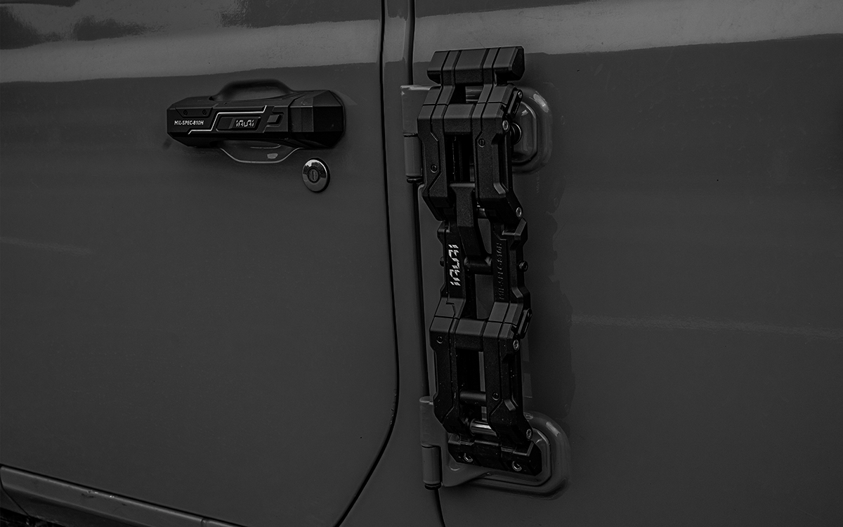 IRURI Rugged Side Ladder – Roof Access Ladder for Jeep Wrangler